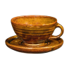Tasse thé mit Untertasse 2 Stück