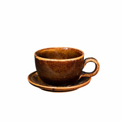 Tasse grand avec soucoupe 2 pie