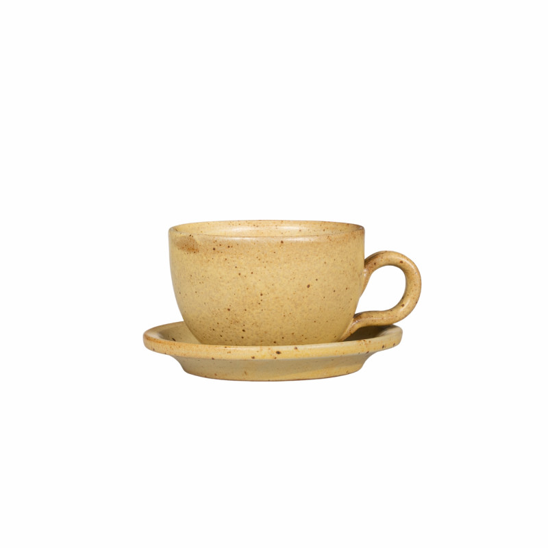 Tasse grand avec soucoupe 2 pcs