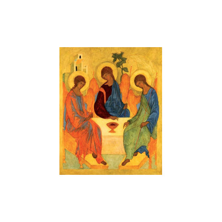 Icon on wood, 384 medium size - Holy Trinity