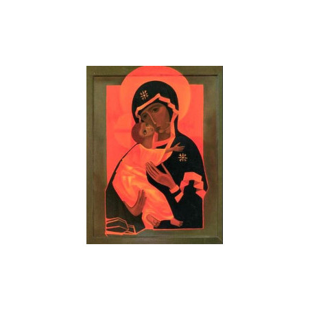 Icon on wood, The Virgin and Child