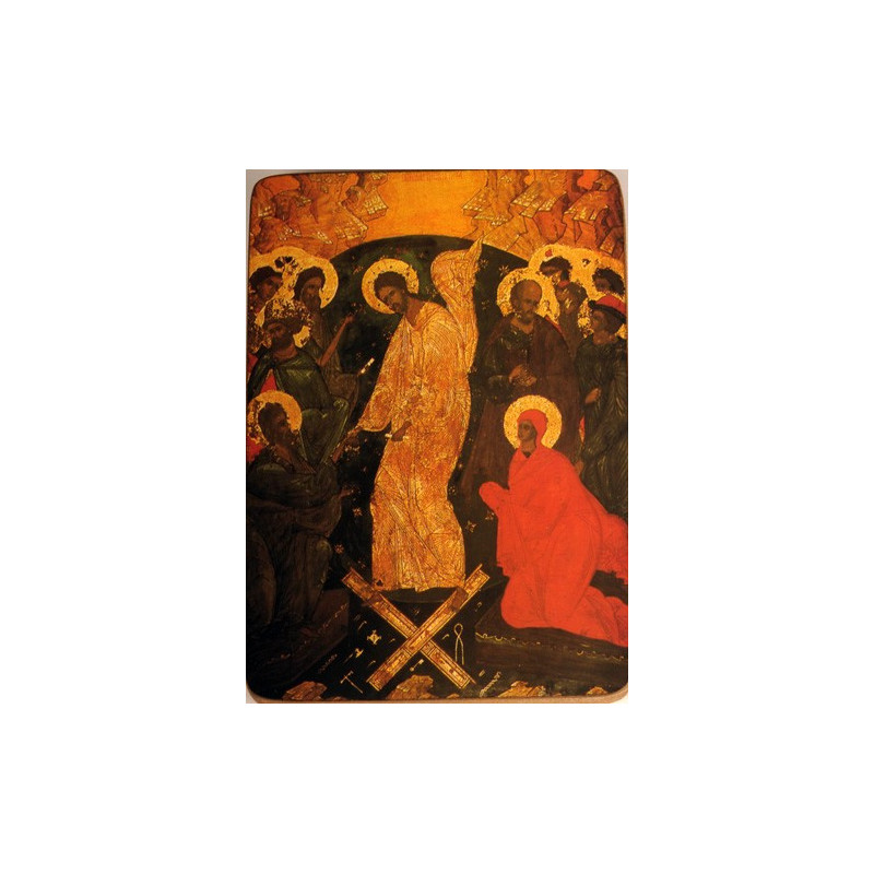 Icon on wood, medium size - Resurrection